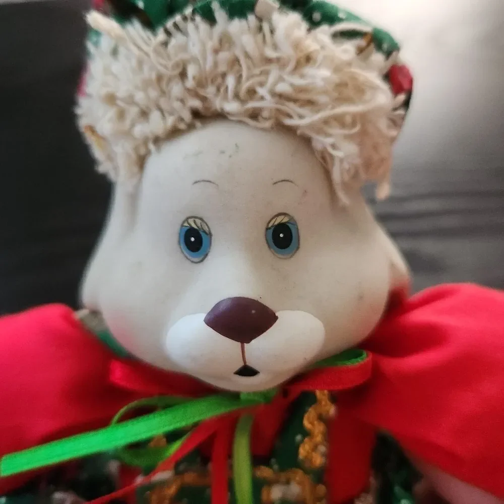 House of Lloyd Vintage 1995 Christmas Decor Hip Christmas Bunny